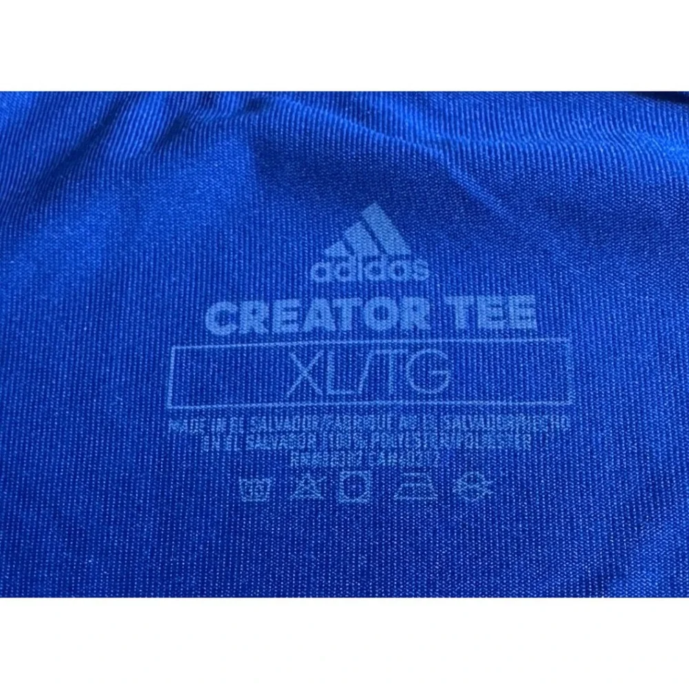 Adidas Creator Tee Men's Blue AEROREADY Athletic T-Shirt XL‎